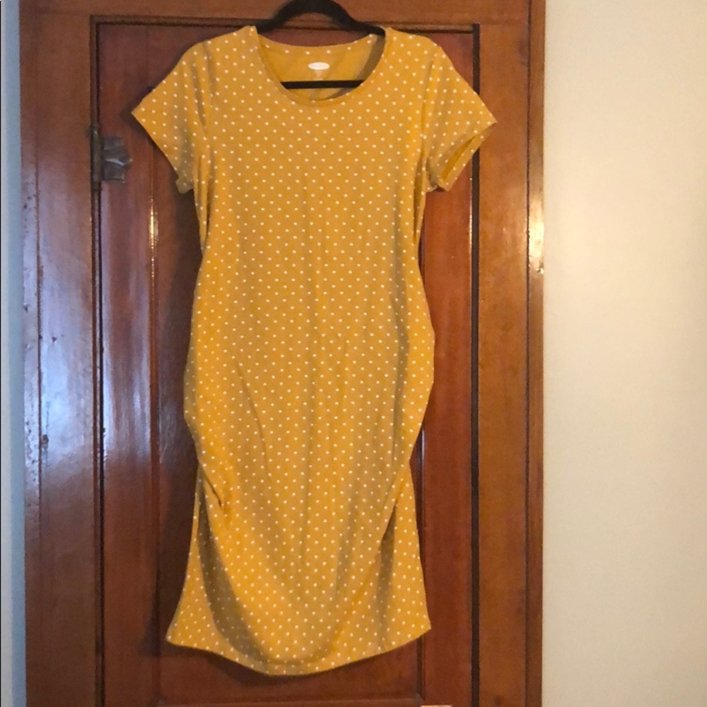 Mustard Maternity Dress